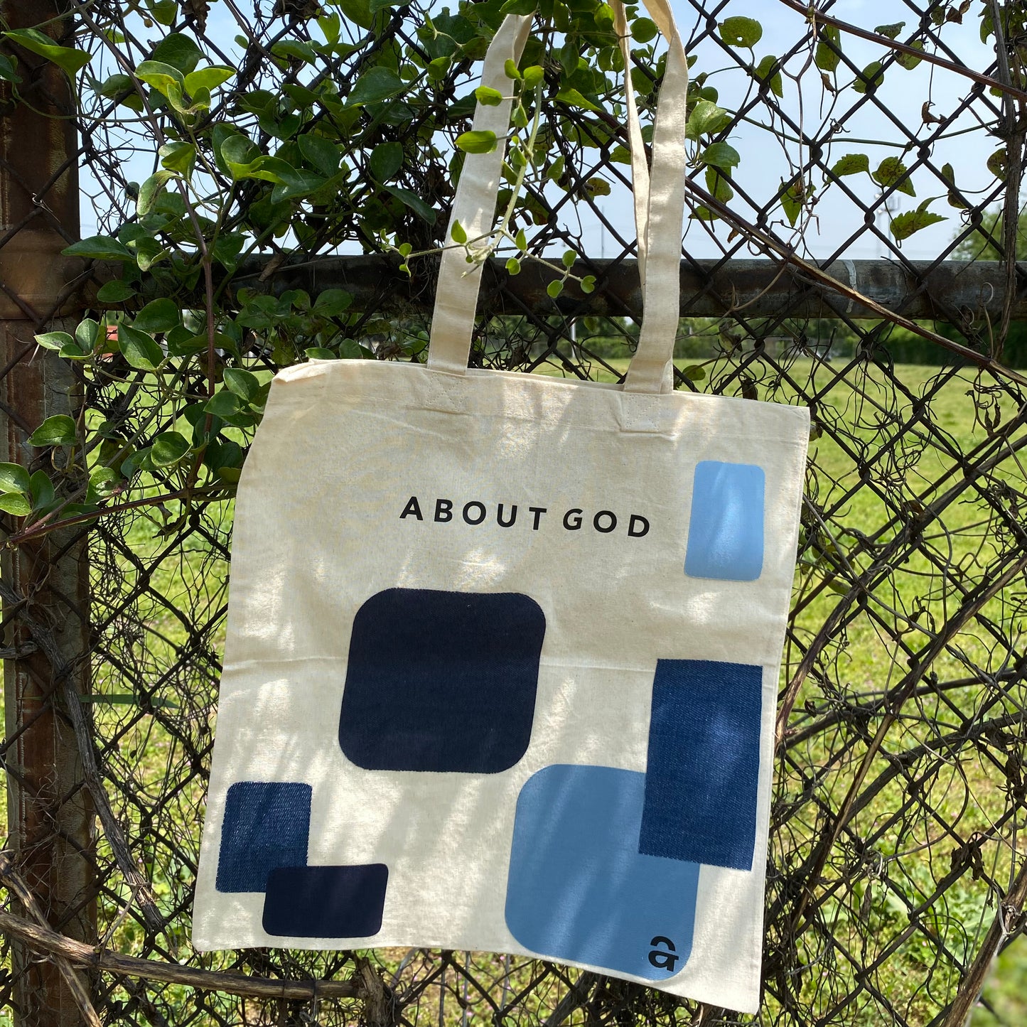 AG Denim Patch Tote Bag